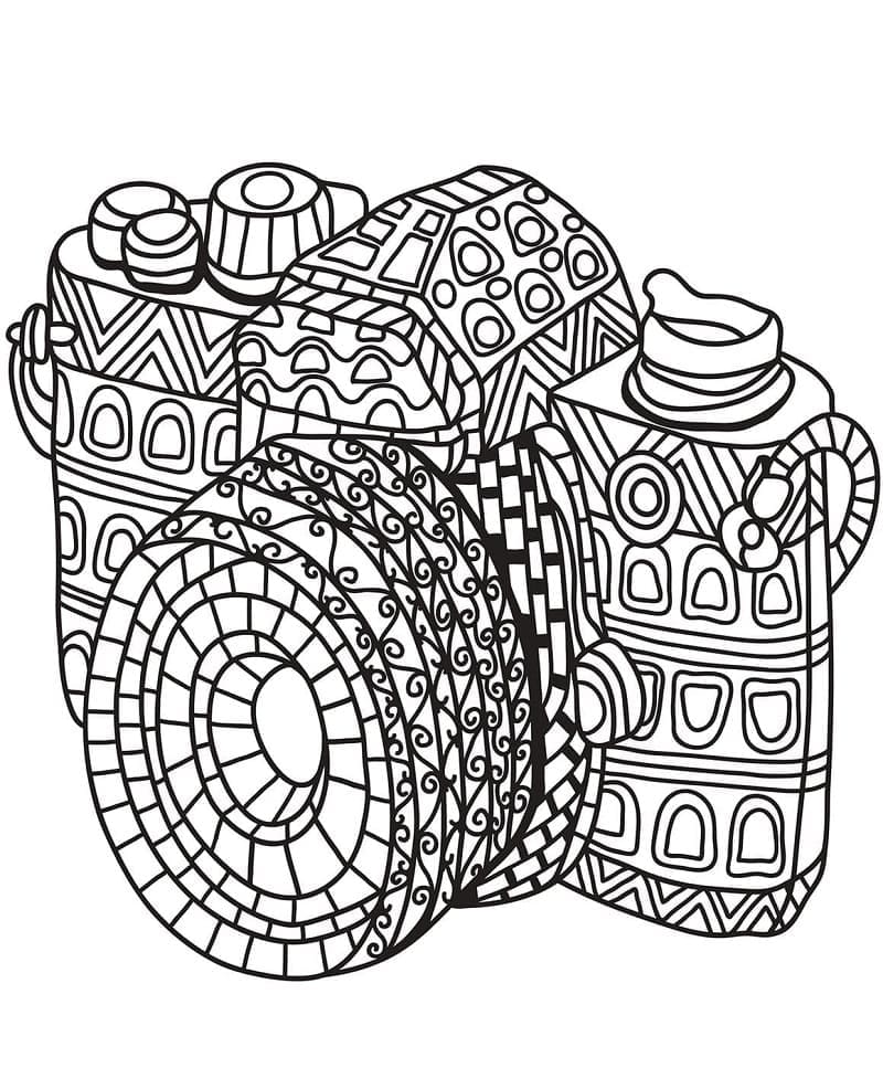 Zentangle Fargelegging