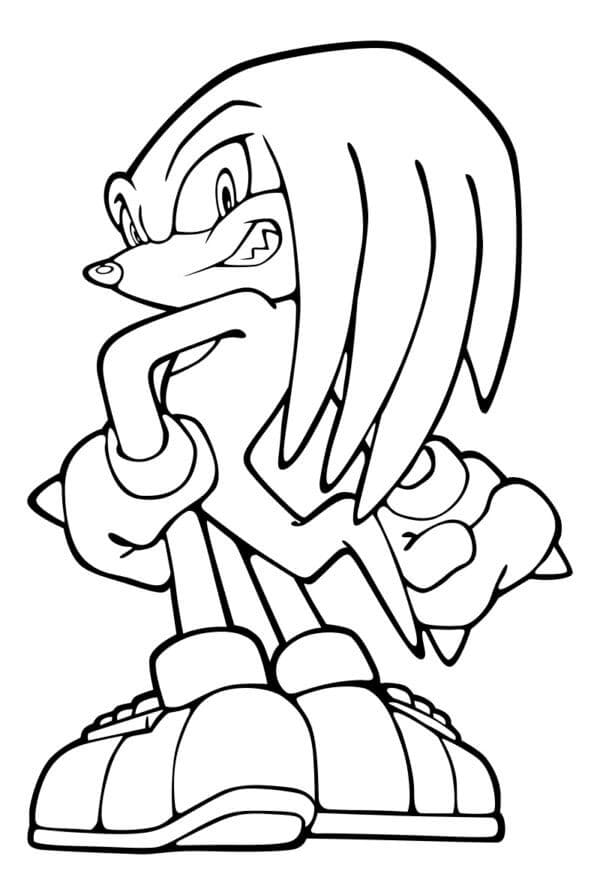 Knuckles 1 fargelegging Knuckles 1 fargelegging