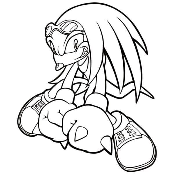 Knuckles 2 fargelegging Knuckles 2 fargelegging