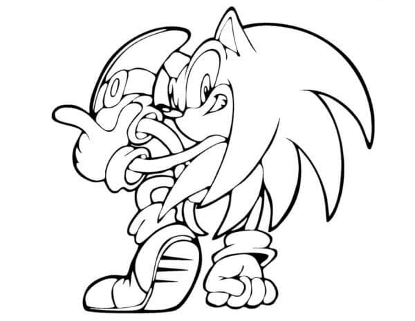 Knuckles klar løping fargelegging Knuckles klar løping fargelegging