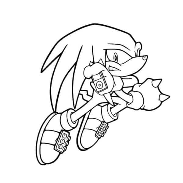 Knuckles  fargelegging