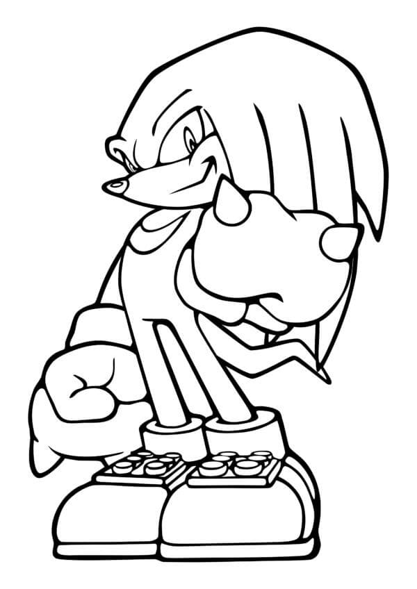 Knuckles Store fargelegging Knuckles Store fargelegging