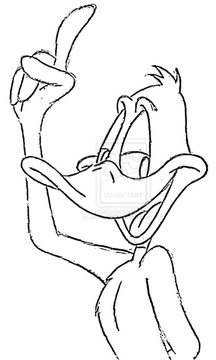 Kul Daffy Duck fargelegging