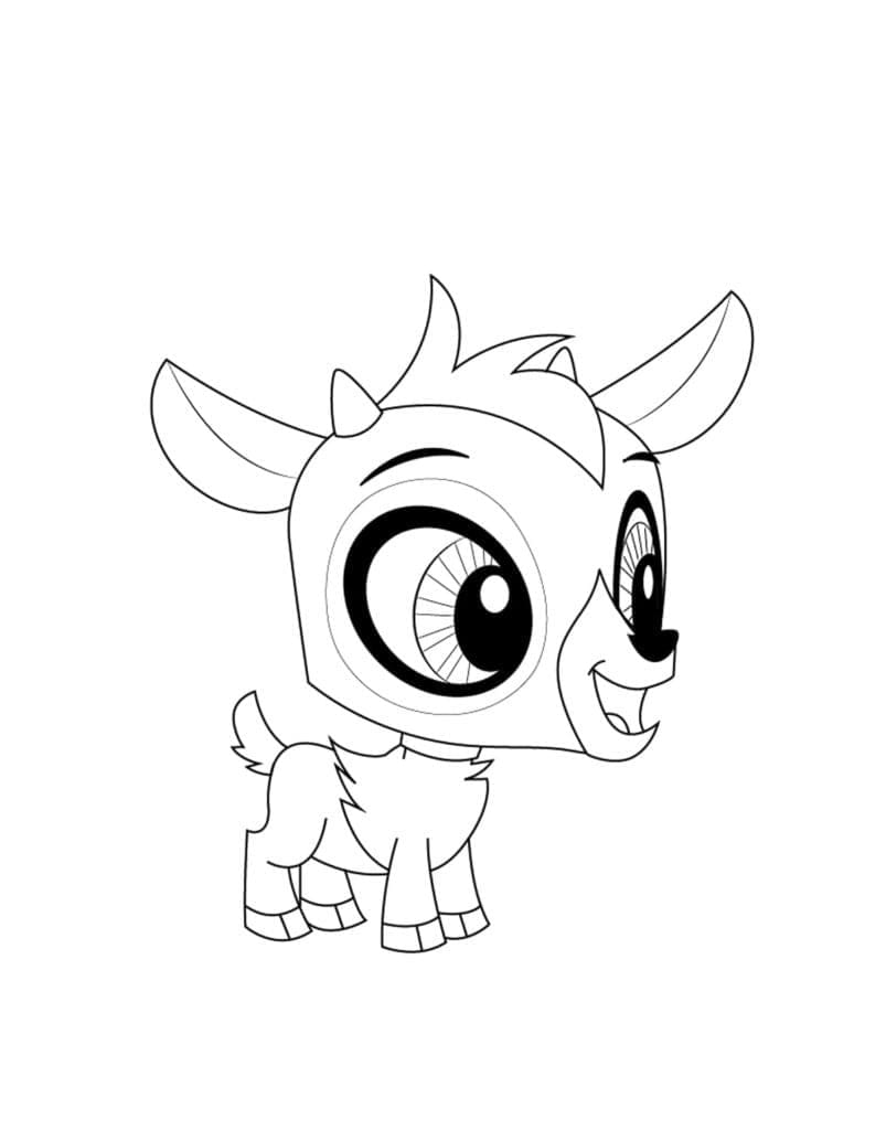 Littlest Pet Shop Baa Baa Lou fargelegging