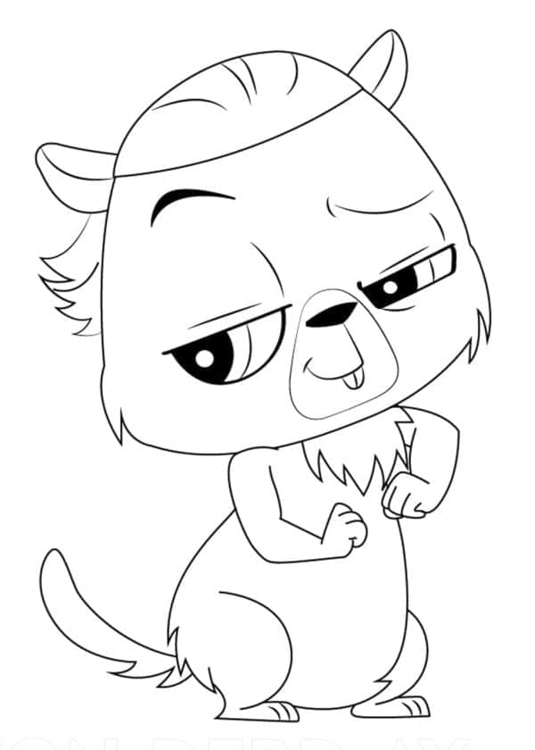 Littlest Pet Shop Harold Winston fargelegging