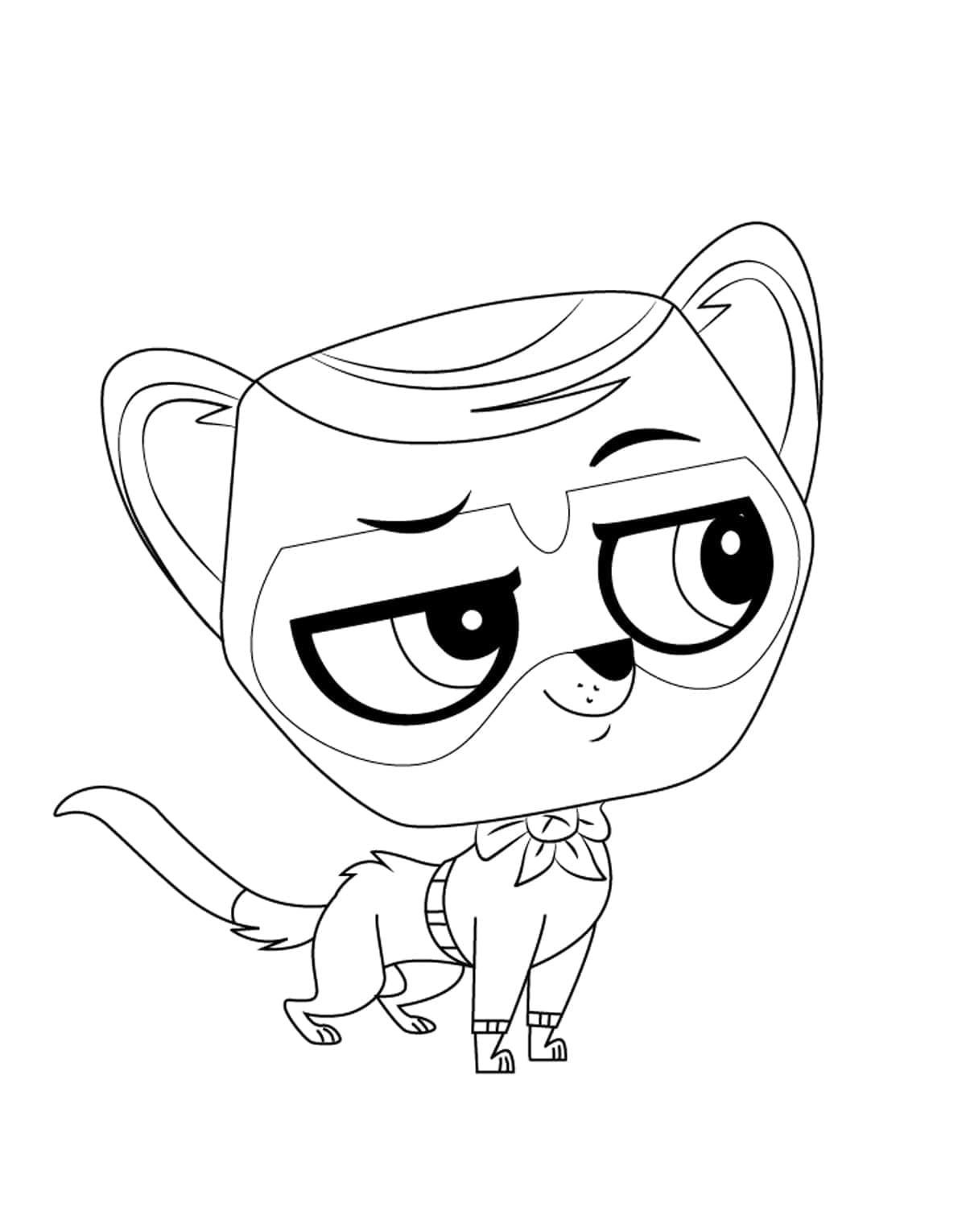 Littlest Pet Shop Kaptein Kos fargelegging