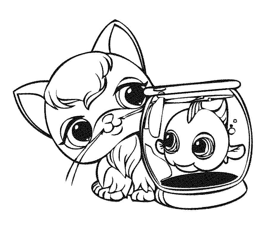 Littlest Pet Shop fargelegging