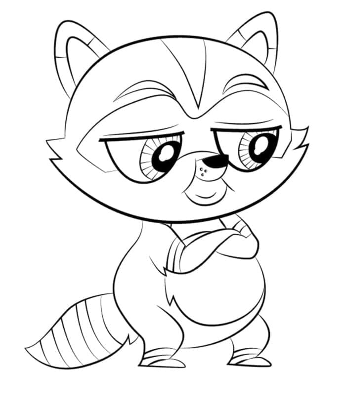 Littlest Pet Shop Otto fargelegging
