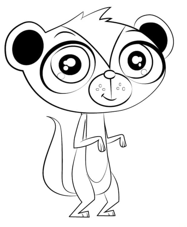 Littlest Pet Shop Sunil Nevla fargelegging