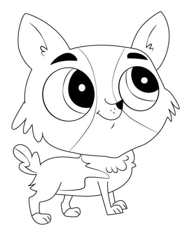 Littlest Pet Shop Tangier fargelegging