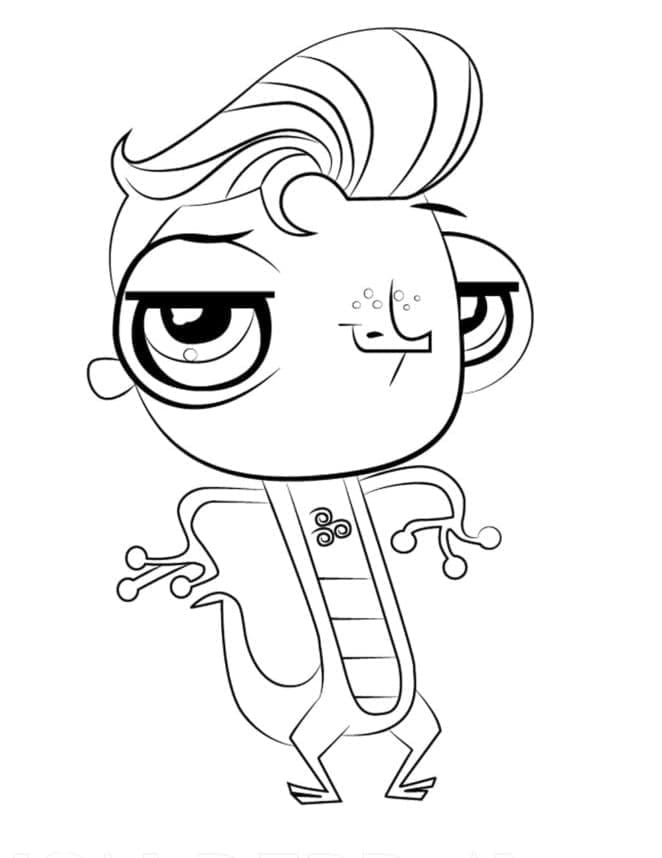Littlest Pet Shop Vinnie Terrio fargelegging