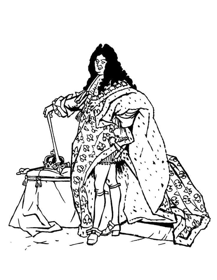 Ludvig XIV fargelegging