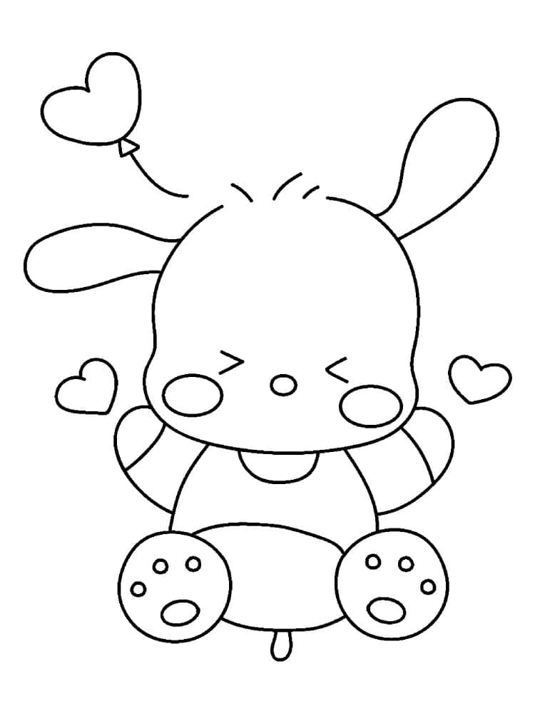 Lykkelig Pochacco bilde fargelegging Lykkelig Pochacco bilde fargelegging