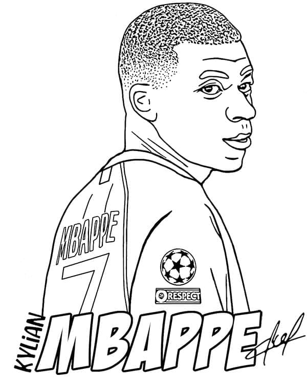 Mbappé fargelegging