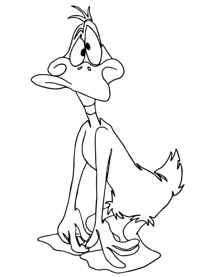Morsom Daffy Duck fargelegging