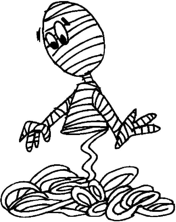 Morsom Mumie fargelegging Morsom Mumie fargelegging