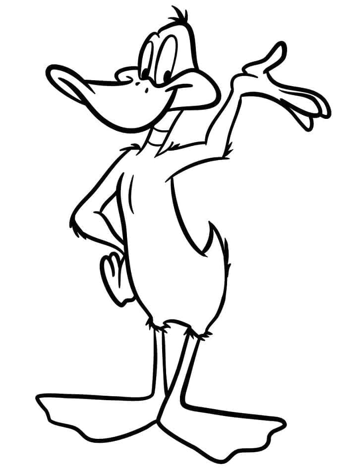 Munter Daffy Duck fargelegging