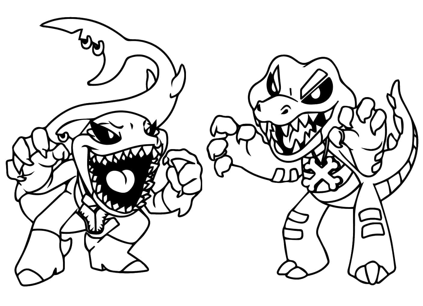 Nightmare Critters Gratis fargelegging Nightmare Critters Gratis fargelegging