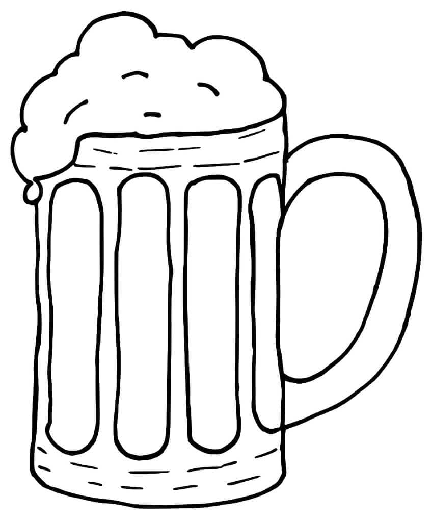 Oktoberfest Beer Mug fargelegging