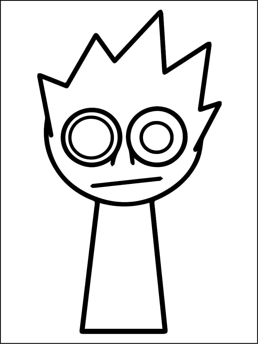 Owakcx fra Incredibox Sprunki fargelegging