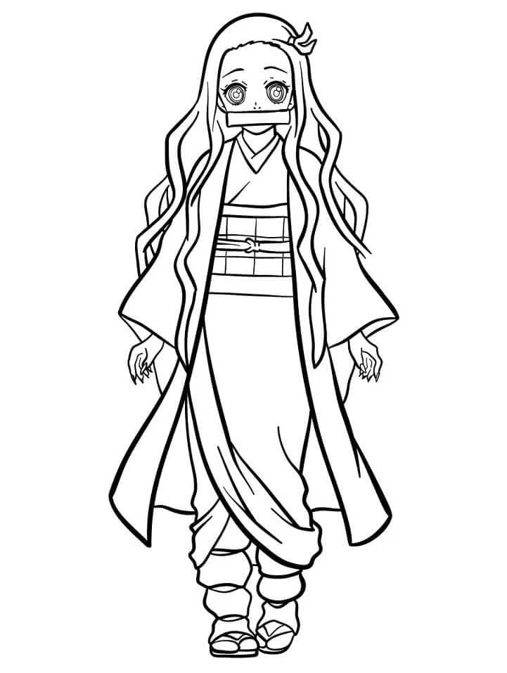 Pen Nezuko fargelegging