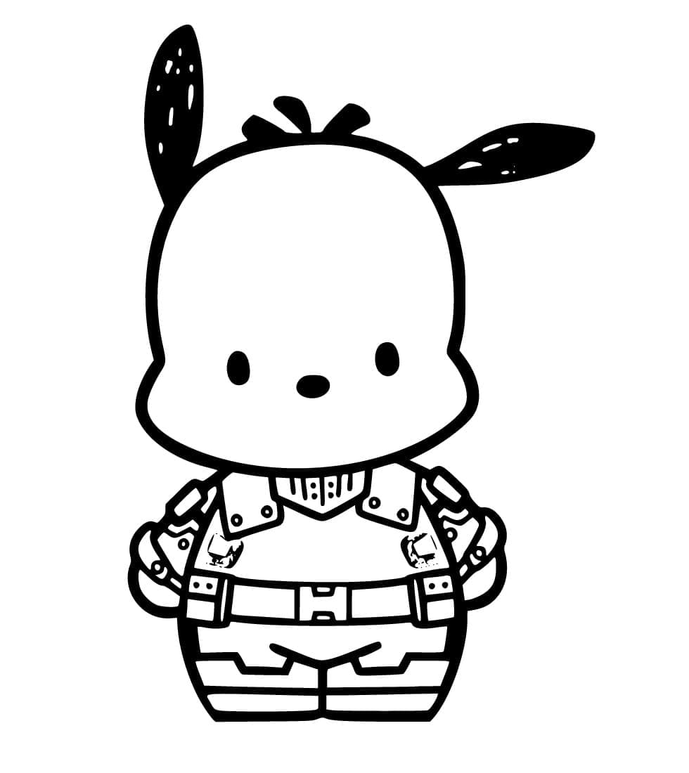 Pochacco Sanrio fargelegging Pochacco Sanrio fargelegging