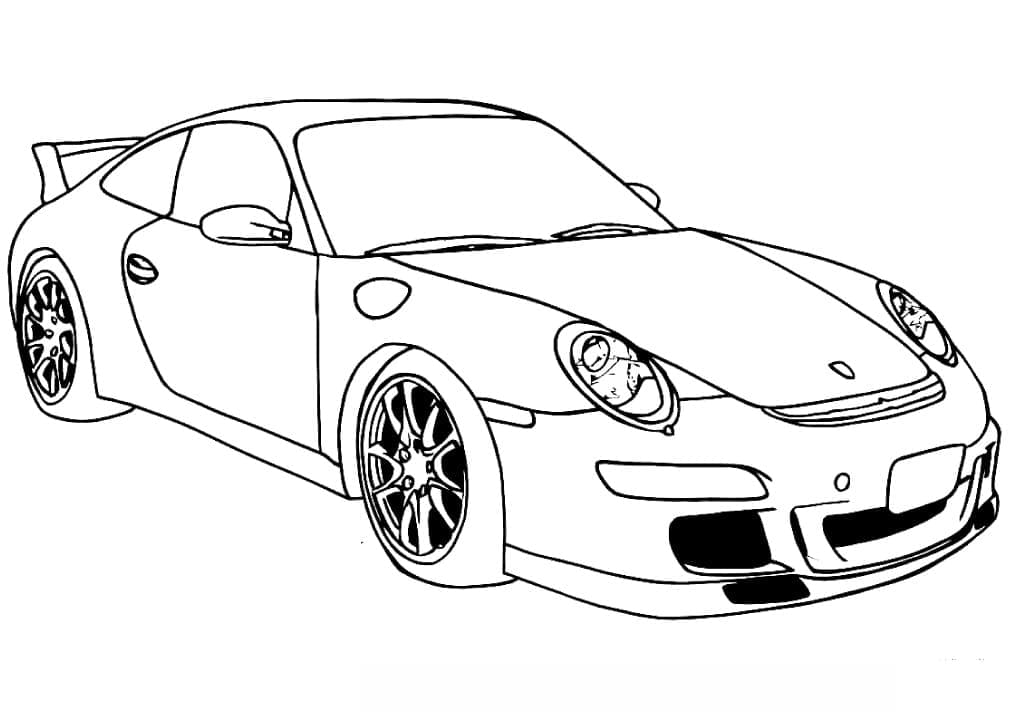 Porsche 911 GT3 fargelegging