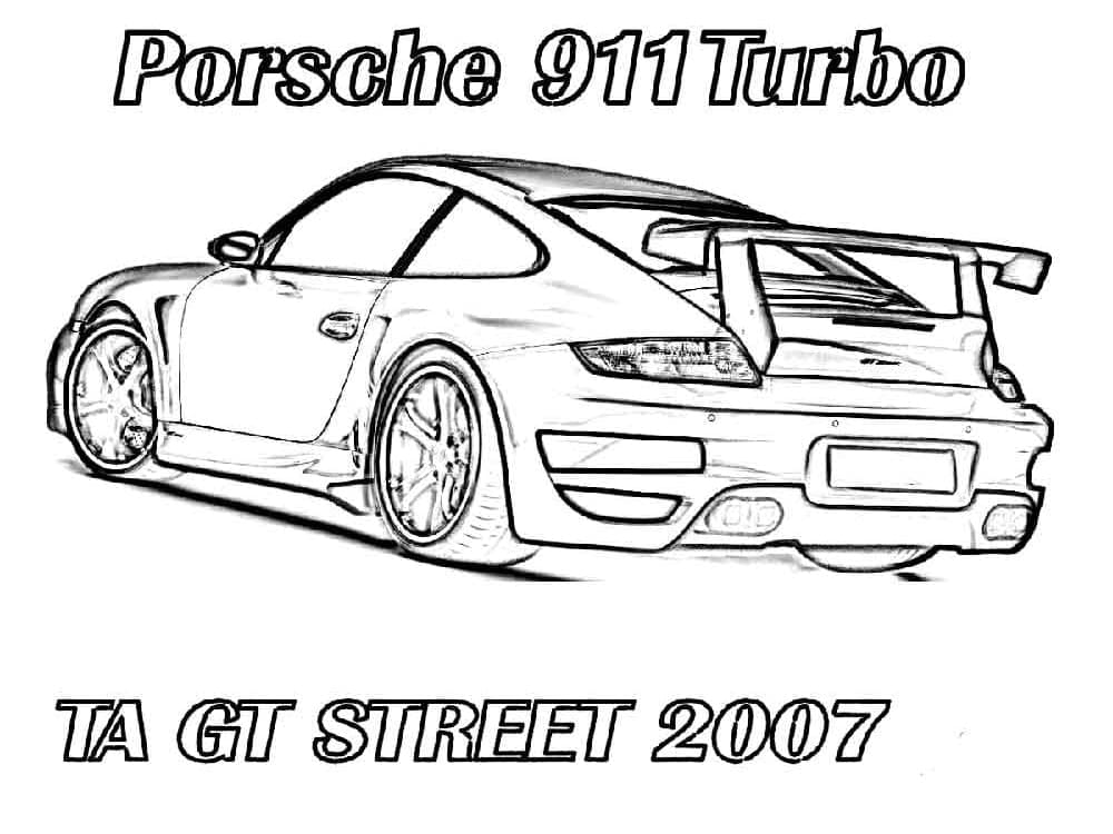 Porsche 911 Turbo fargelegging