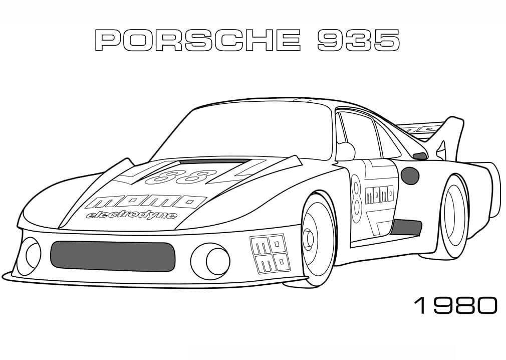 Porsche 935 fargelegging