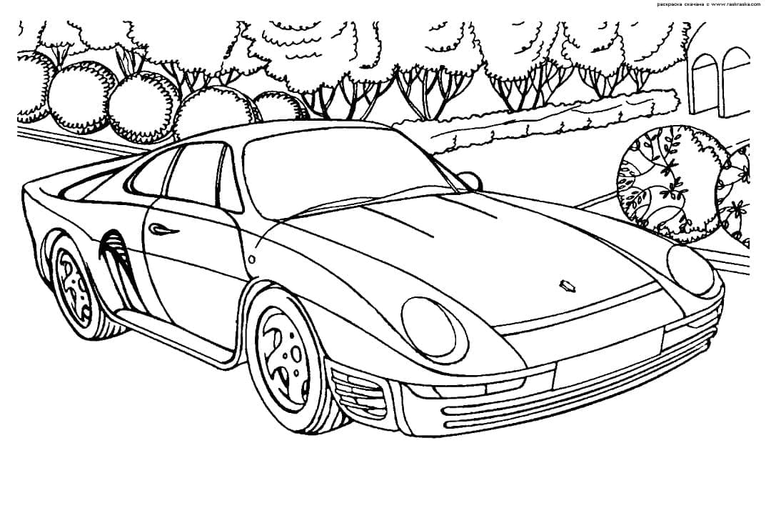 Porsche 959 fargelegging