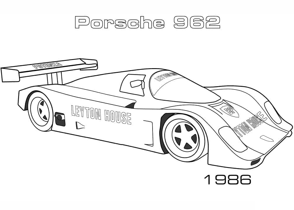 Porsche 962 fargelegging