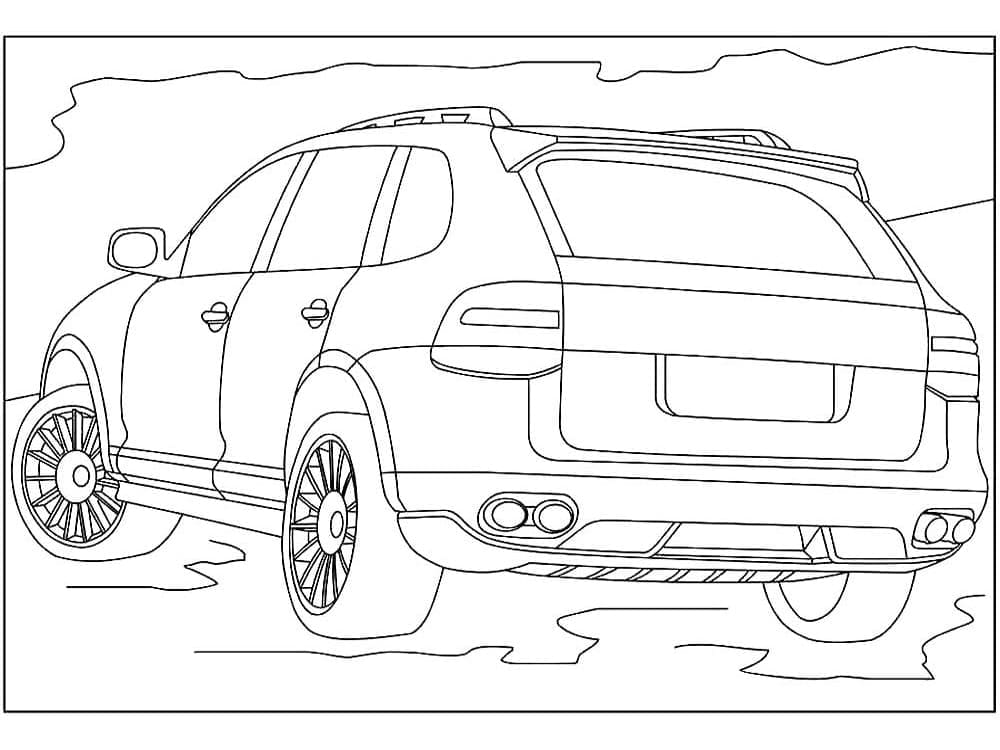 Porsche bil fargelegging