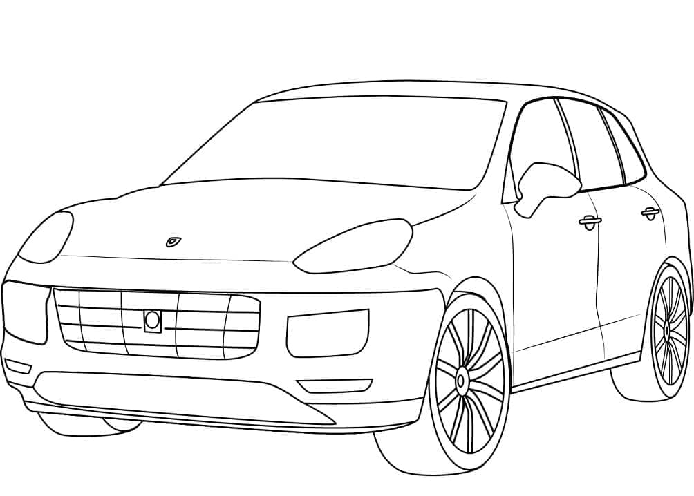 Porsche Cayenne fargelegging