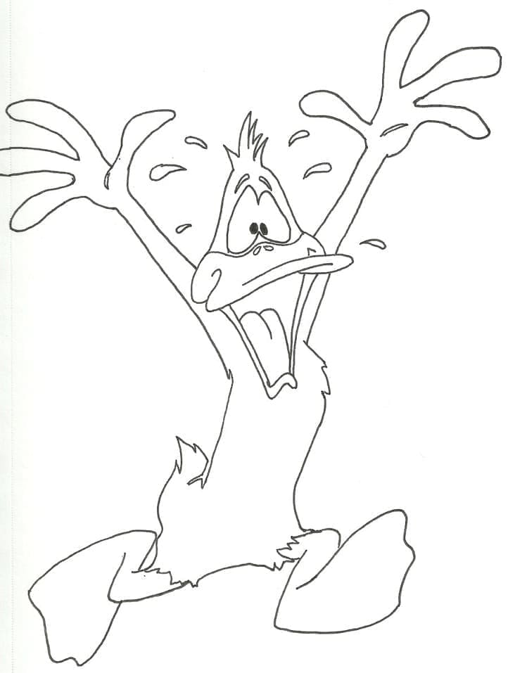 Redd Daffy Duck fargelegging