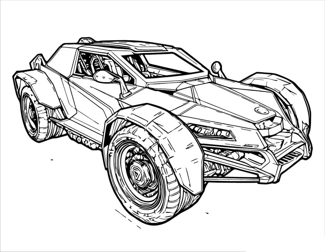Rocket League er enkelt fargelegging