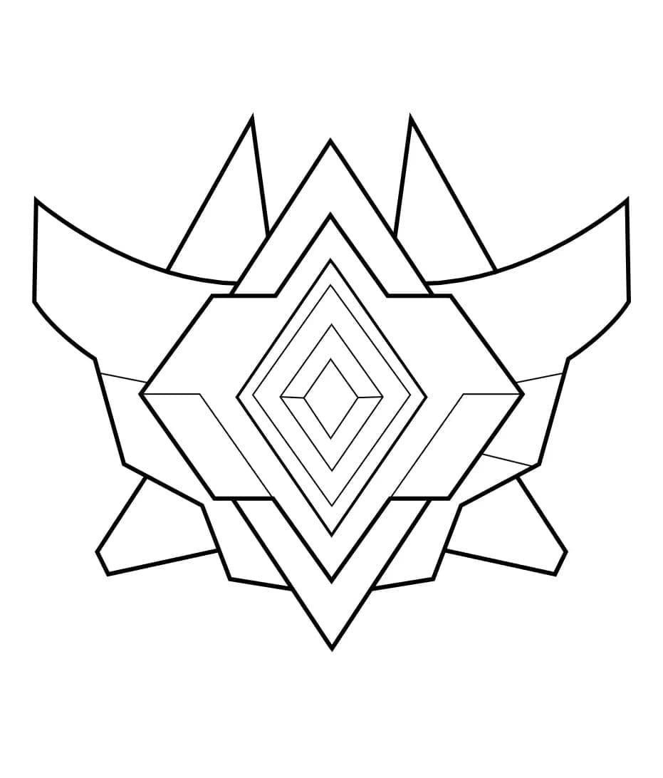 Rocket League Grandmaster logo fargelegging