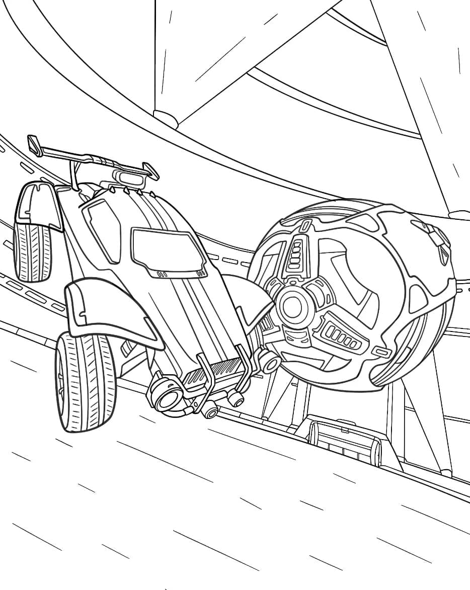 Rocket League kamptank fargelegging