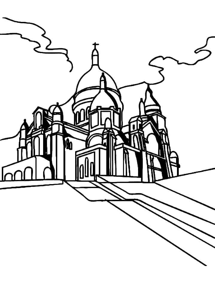Sacré Cœur fargelegging