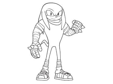 Super Knuckles fargelegging Super Knuckles fargelegging