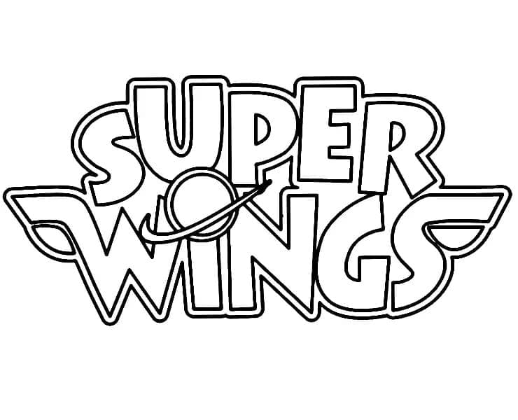 Super Wings Logo fargelegging Super Wings Logo fargelegging