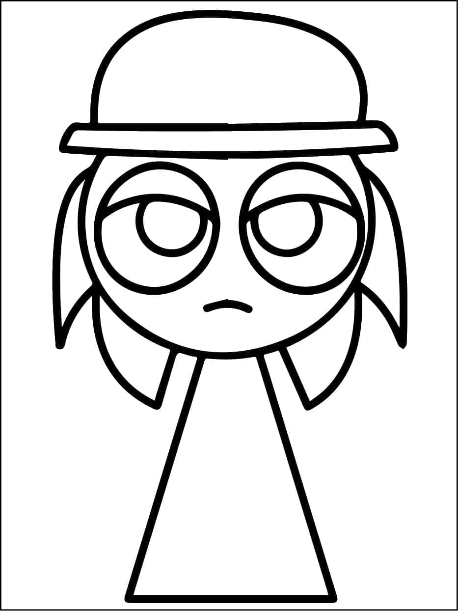 Tunner fra Incredibox Sprunki fargelegging