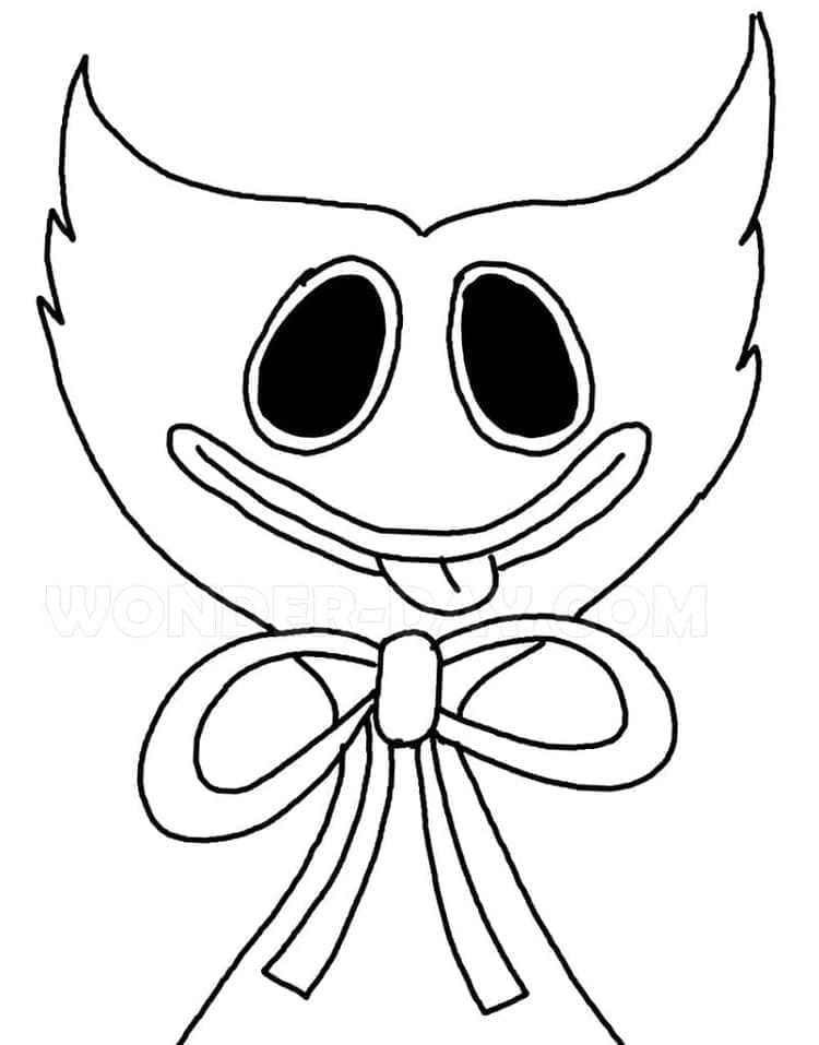 Utskrivbar Huggy Wuggy fargelegging