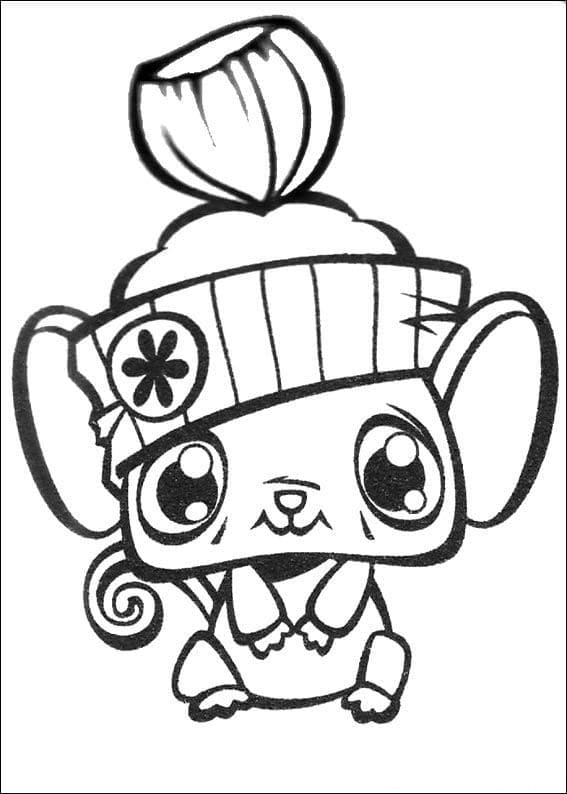 Utskrivbar Littlest Pet Shop fargelegging