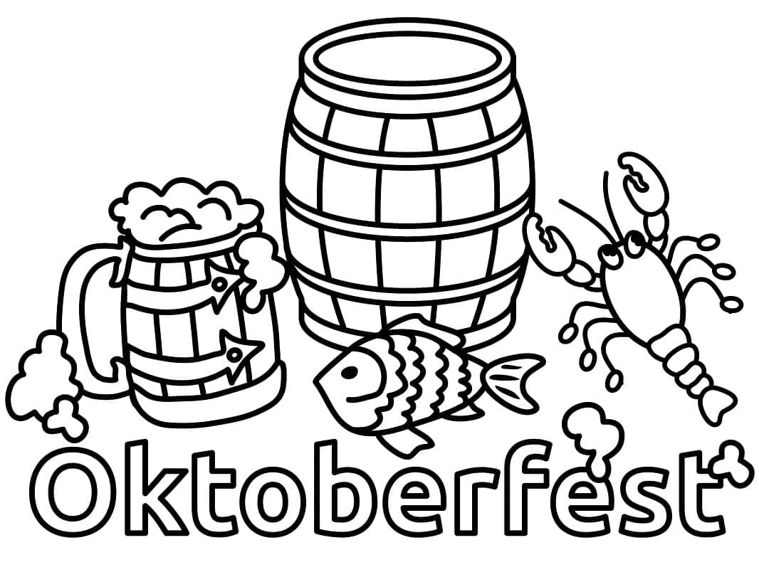 Velkommen til Oktoberfest fargelegging
