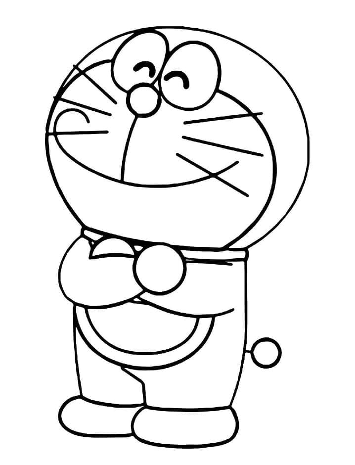 Vennlig Doraemon fargelegging