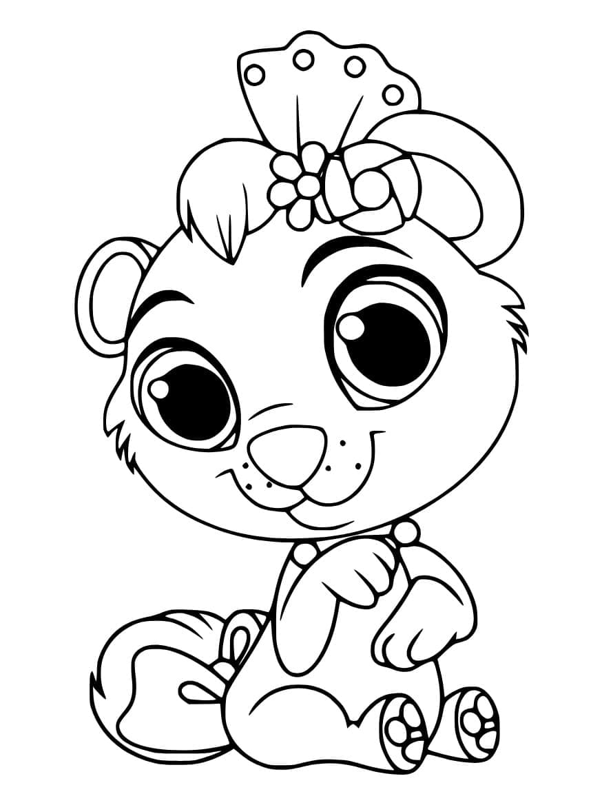 Cubbie fra Palace Pets fargelegging