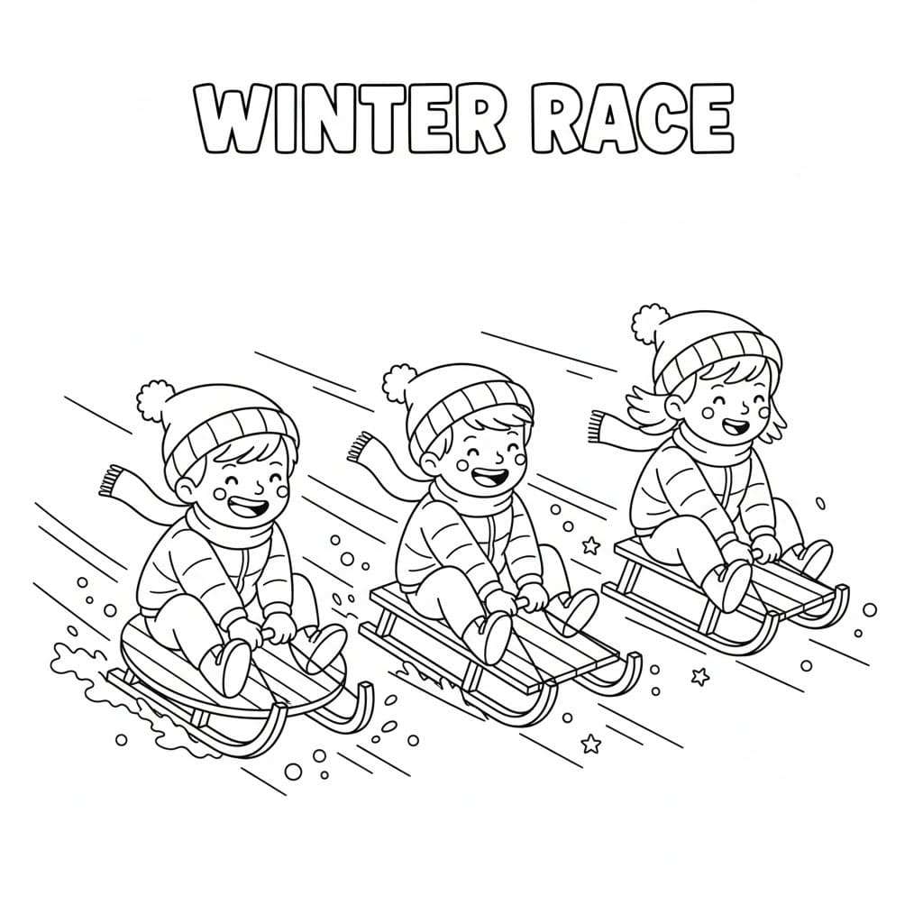 Akeløp fargelegging