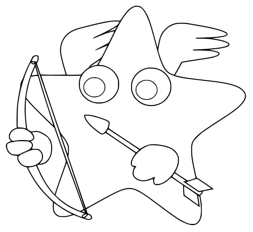 Amor stjernen fargelegging