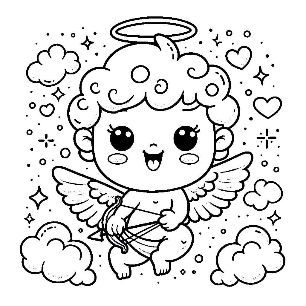 Amor veldig morsomt fargelegging