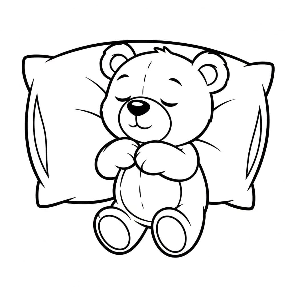 Bamse sover fargelegging